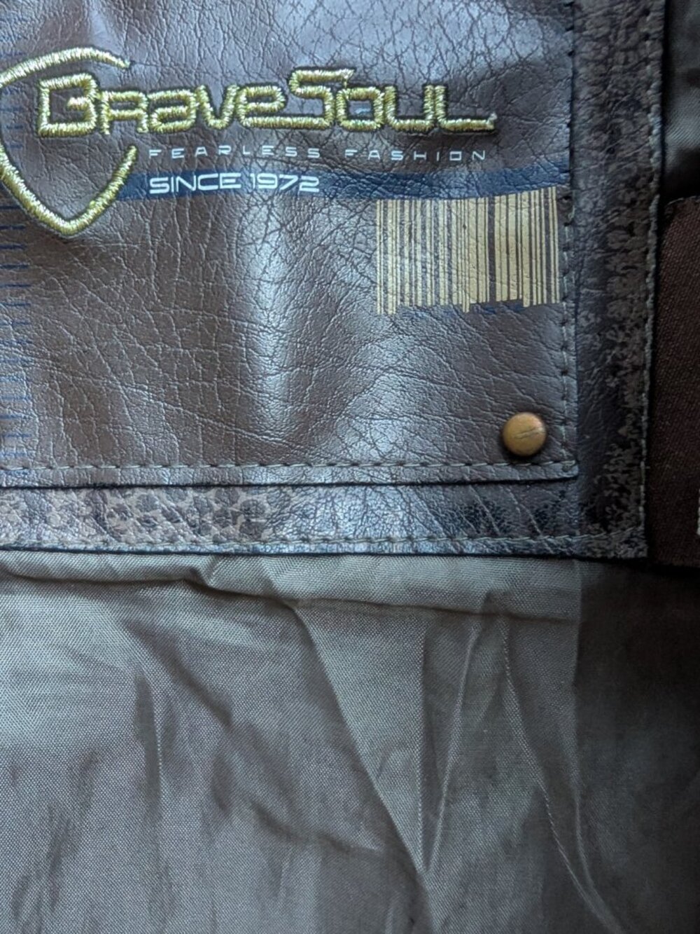 Brave Soul brand military-style jacket - Picture 2 of 4